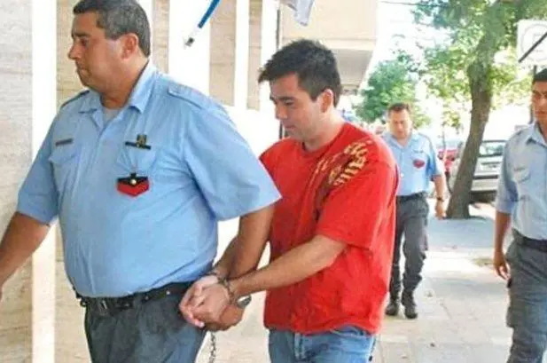 'El Fino' Jelinek, cuando fue atrapado en 2009 con un kilo de cocana encima