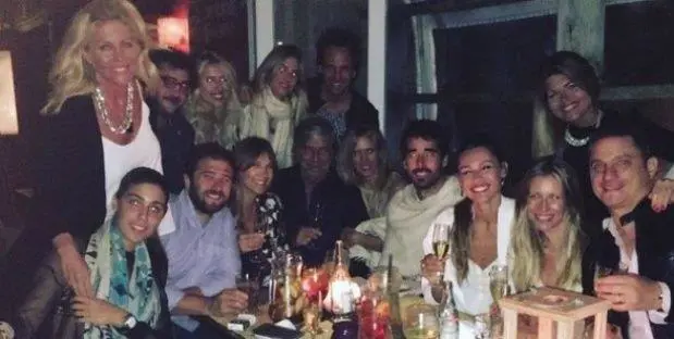 17 de enero de 2016, Punta del Este: Nacho Viale le festeja el cumpleaos a Pampita