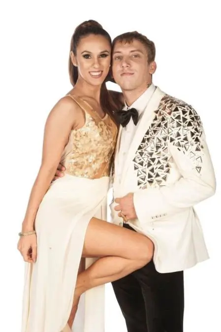 El polaco con su soadora del Bailando, Barby Silenzi