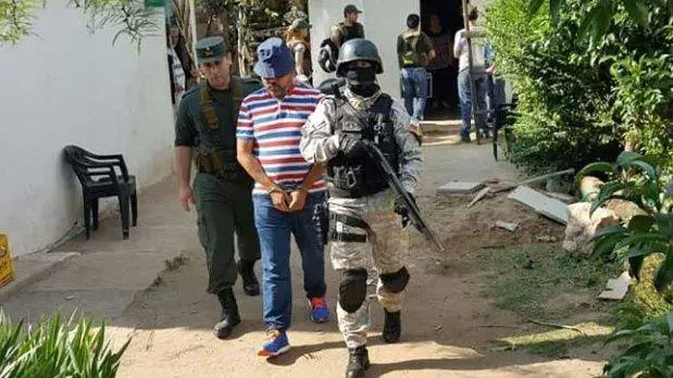 Adolfo Fino Jelinek, cuando fue arrestado esta maana en un pueblo cordobs