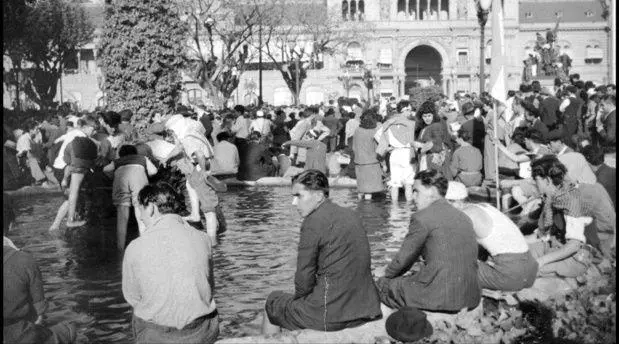 Los trabajadores en la fuente de Pern: postal del nacimiento del peronismo