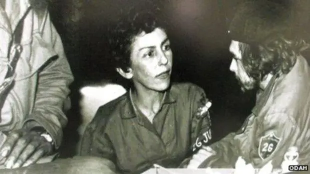 Celia Snchez junto al Che Guevara: fueron muy amigos 