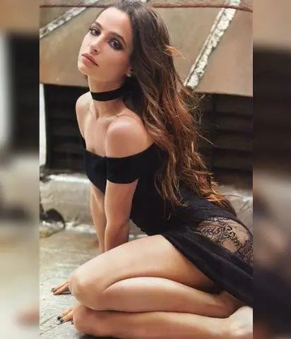 Brenda Asnicar, en la produccin que hizo para la revista Gente