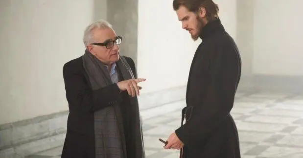 Scorsese junto al actor Andrew Garfield, uno de los protagonistas de 'Silencio'