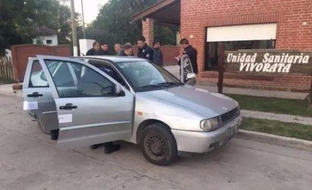 El auto de la tragedia