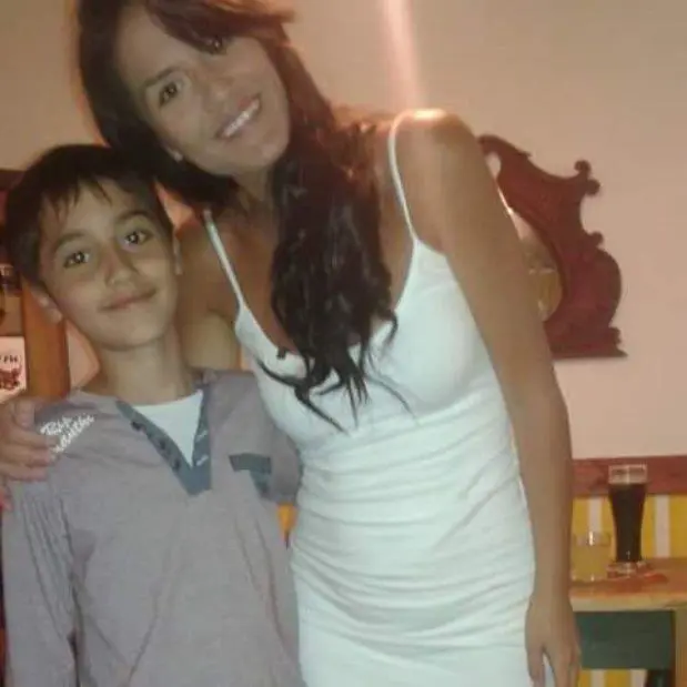 Soledad y su hijo