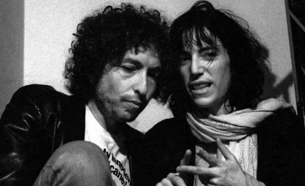 Bob Dylan y Patti Smith