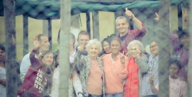 Estela de Carlotto, Abuela de Plaza de Mayo, visit a Milagro Sala en la crcel