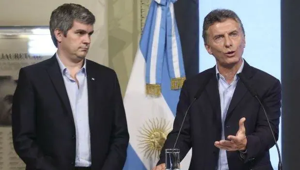 Marcos Pea y Macri