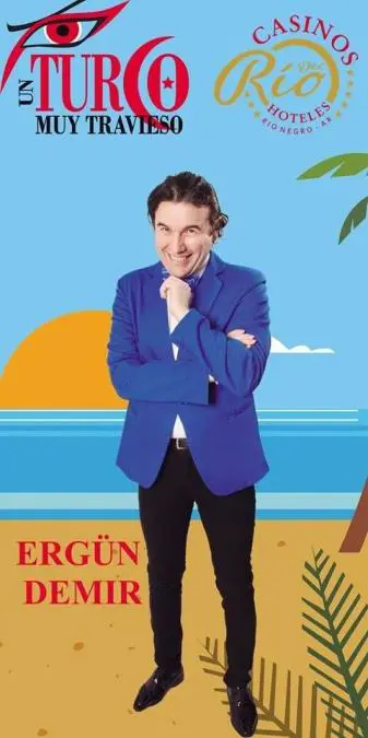 La obra que protagoniza Ergn Demir en Las Grutas