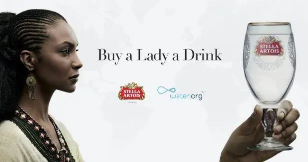 La campaa de Stella Artois y Water.org