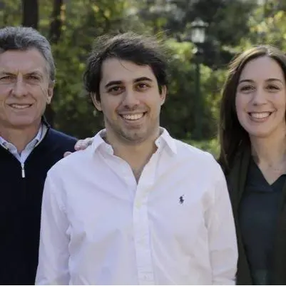 Junto a Macri y a Vidal, cuando se postul a intendente de Malvinas Argentinas