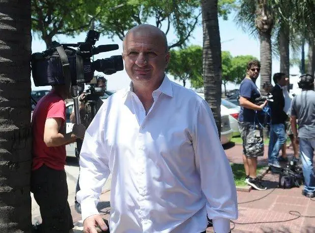 Nicols Russo, ex presidente de Lans, tambin dijo presente en Costanera Norte