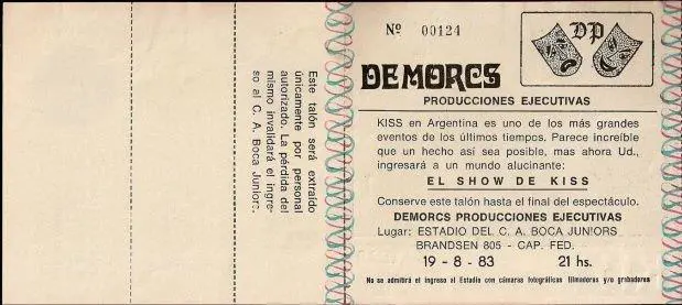 Tickets Kiss Argentina