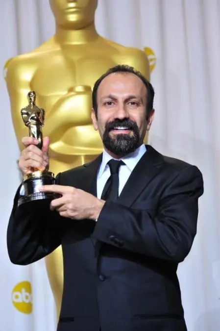 El cineasta iran Asghar Farhadi, cuando gan el Oscar en 2012 por 'Una separacin'