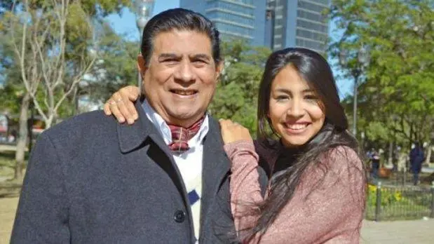 Onofre Paz junto a Florencia Paz, otra de sus hijas que también se dedicó a la música