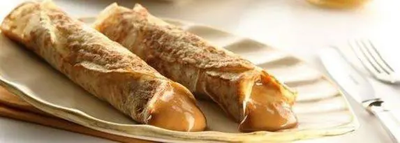 receta panqueques con dulce de leche