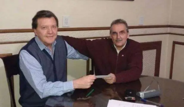 Guillermo Moreno y Csar Milani