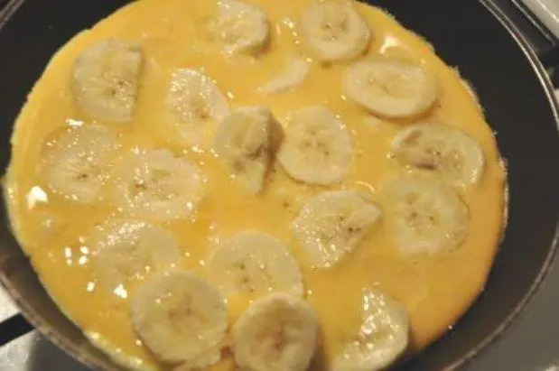 receta omelette de banana