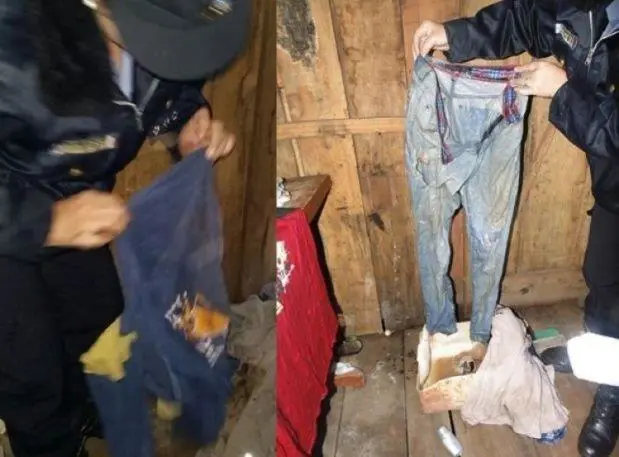 Prendas ensangrentadas