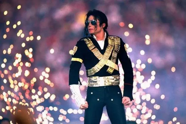 Michael Jackson en el show que dio en 1993