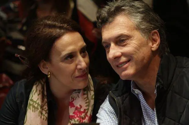 Gabriela Michetti y Mauricio Macri