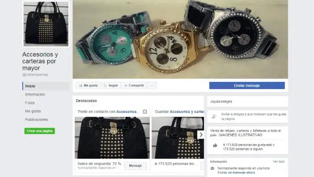 La portada de la fanpage de Facebook