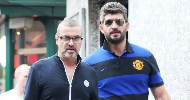 George Michael y su novio, Fadi Fawaz, que cuando se enter sobre el informe final de la autopsia se sinti aliviado de las sospechas que recayeron sobre l