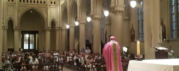 La misa en la catedral de San Isidro por las vctimas del abuso infantil