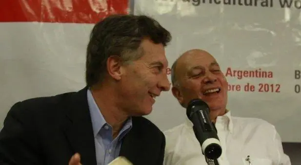 Mauricio Macri y Momo Venegas