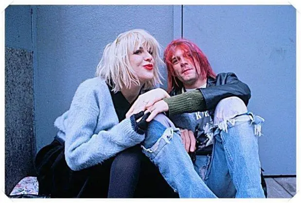 Kurt Cobain y Courtney Love