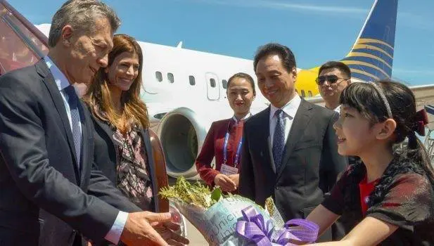 Mauricio Macri llega a China