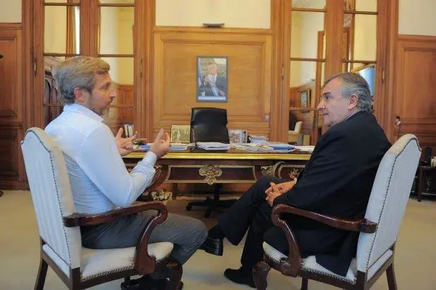 Rogelio Frigerio junto al gobernador de Jujuy, Gerardo Morales.