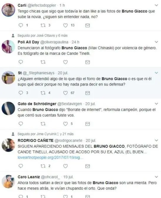 Comentarios sobre Giacco