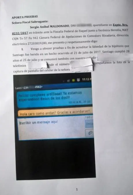 SMS prueba Santiago 1