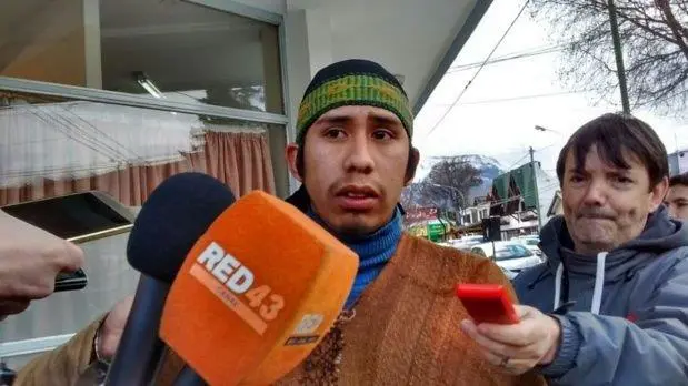 Uno de los mapuches que declar ante la Justicia