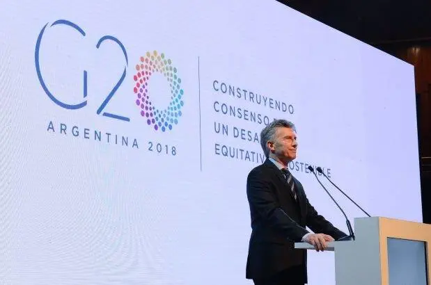 El presidente Mauricio Macri encabez el lanzamiento de la presidencia argentina del Foro para 2018.