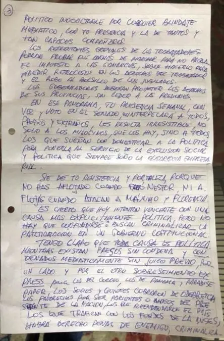 Carta Zannini a CFK carilla 3