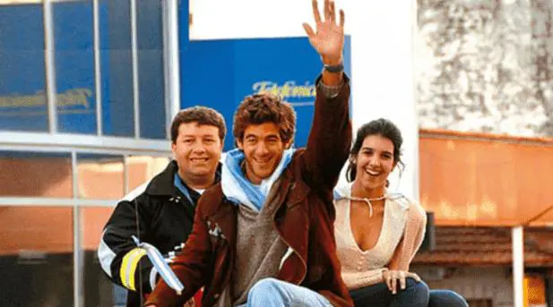 Del Potro junto a su pap, Daniel y su hermana, Julieta. 