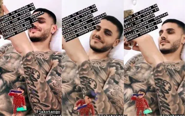 La historia con la que Mauro Icardi escrach a Zaira Nara.