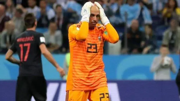 Willy Caballero habl del partido ante Croacia.