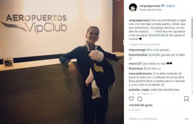 La actriz también se refugia en los Vip de los aeropuertos sin pagar.