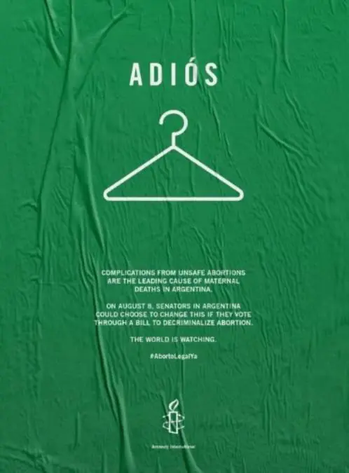 Se trata de una solicitada de Amnist�a Internacional.