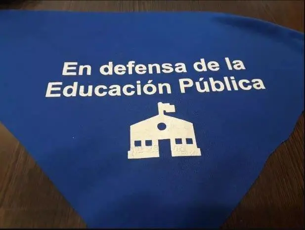 Pauelo azul Educacin Pblica