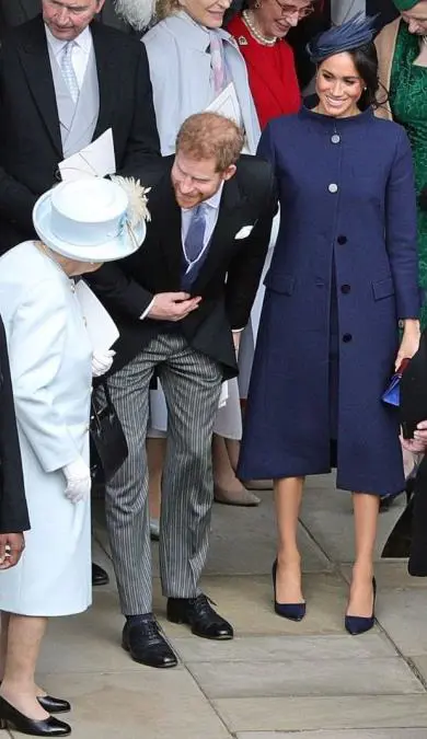 La pareja anunci en privado el embarazo durante el casamiento de la princesa Eugenie.