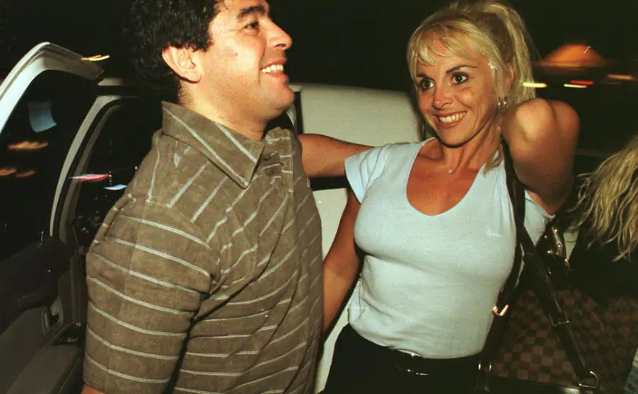 Claudia y Diego en 1999.