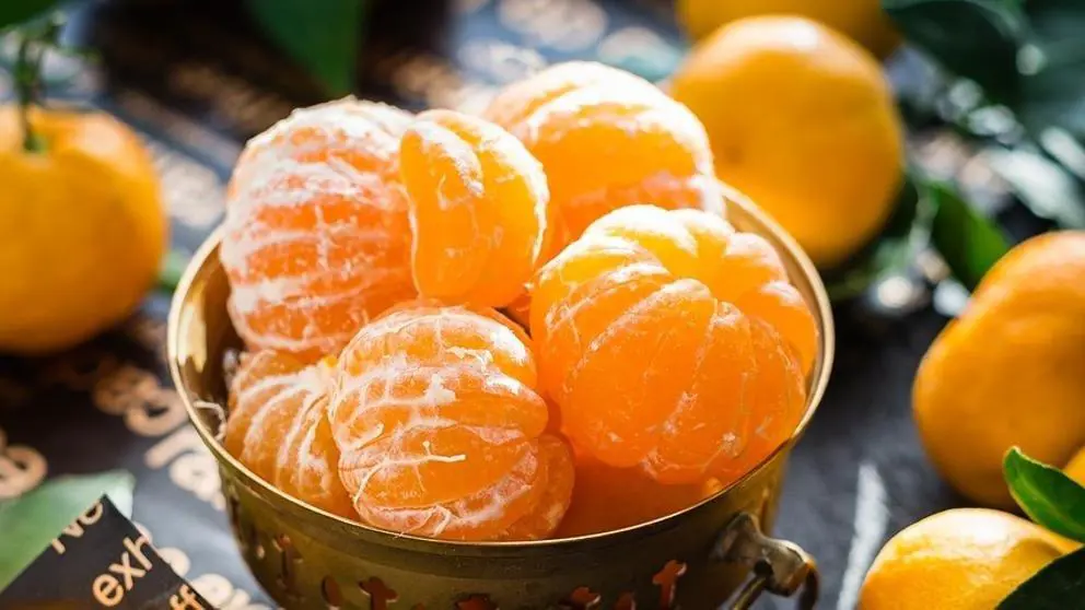 Las mandarinas aportan una gran cantidad de vitamina C.