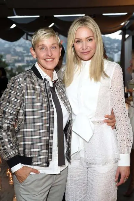 Ellen y su esposa, Portia De Rossi.