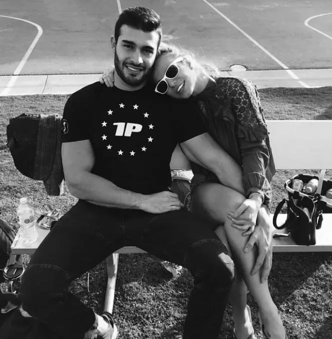 Britney y su novio, Sam Asghari.