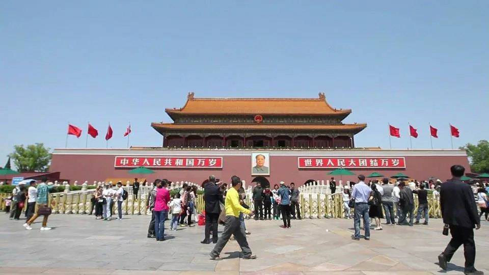 La plaza Tiananmen, hoy.